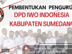 DPD IWO Indonesia Kabupaten Sumedang Terbentuk, Di Saat Momen HUT RI Ke-77