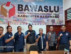 Kunjungi Bawaslu Karawang,  IWO Indonesia Siap Menjadi Pemantau Pemilu
