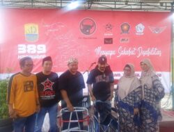 Rayakan Hari Jadi Kabupaten Karawang Ke-389, PDIP Menyapa Sahabat Disabilitas