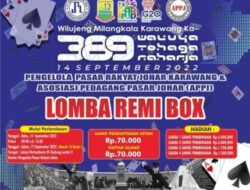 Waduh! Netizen Sorot Lomba Remi Box di HUT Karawang ke- 389