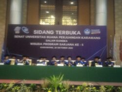 Gelar Wisuda Angkatan Ke-5, Ini Pesan Rektor UBP Karawang!