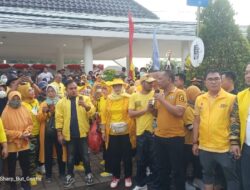 Gerak Jalan Santai Serentak Di Selenggarakan PARTAI GOLKAR