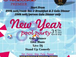 Sambut Pergantian Tahun, Asialink Premier Hotel Gelar Gala Dinner “New Year Pool Party”