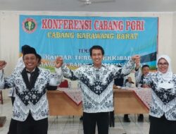 Dua Calon Ketua PGRI Cabang Karawang Barat Bertarung di Konfercab, Ini Pesan Nandang Mulyana