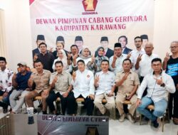 Rapat Konsolidasi DPC Gerindra Karawang dengan Bacaleg