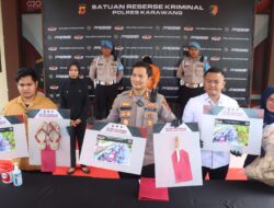 Polres karawang berhasil menangkap Kejahatan Pembunuhan Seorang Pedagang Asongan