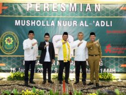 Resmikan Mushola Nuur Al’-Adli PN Cikarang, Dani Ramdan : Penuhi Kebutuhan Spritual Hakim