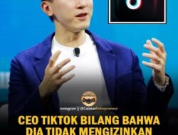 CEO Tik Tok Dorong Orang Tua Gunakan Fitur Family Pairing