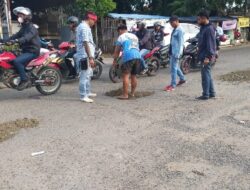 Gerakan Karawang Timur Bersatu, Inisiatif Perbaiki Jalan Berlubang Johar – Lamaran