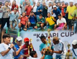 Tournamen Tenis Lapangan Kajari cup 2023 Resmi Ditutup , Tim Polres Karawang Raih Juara Pertama