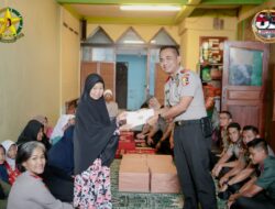 Serdik Sespim Polri Berbagi Kebahagiaan Ratusan Paket Sembako ke Yayasan Yatim Piatu