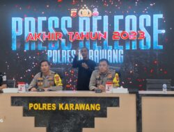 Polres Karawang Gelar Rilis Akhir Tahun 2023, Ungkap Capaian dan Prestasi