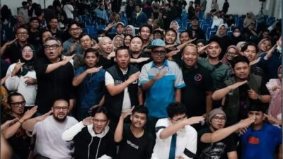 Bupati Aep Hadiri Pangkal Tawa Stand Up Comedy, Memohon Doa Restu untuk Pembangunan Taman Kota di Jalan Baru