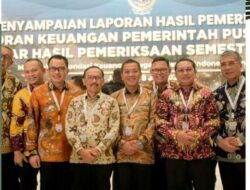 Bupati Hadiri Penyerahan LKPP BPK RI 