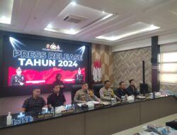 Press Rilis Akhir Tahun 2024 Polres Karawang, Terjadi Penurunan di Sejumlah Perkara