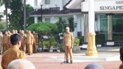 Apel Pertama di 2025, Plh. Bupati Karawang: Aktualisasi Kinerja Dilakukan Penuh Tanggungjawab